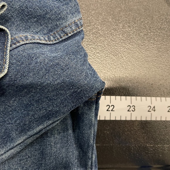 Santana Abraxas Denim Jacket Port Authority Custom Rock Psychedelic Back Print S - Picture 7 of 9